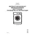 ELECTROLUX EWF1249 Owners Manual ELECTROLUX EWF1249 Owners Manual
