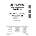 ALPINE IVA-D310 Owners Manual ALPINE IVA-D310 Owners Manual