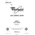 WHIRLPOOL LG4931XMW0 Parts Catalog WHIRLPOOL LG4931XMW0 Parts Catalog