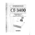 CASIO CE3400 Owners Manual CASIO CE3400 Owners Manual