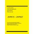 ZANUSSI ZHP615X Owners Manual ZANUSSI ZHP615X Owners Manual