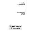 ARTHUR MARTIN ELECTROLUX FE2049N1 Owners Manual ARTHUR MARTIN ELECTROLUX FE2049N1 Owners Manual