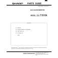 SHARP LL-T1810A Parts Catalog SHARP LL-T1810A Parts Catalog