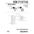 SONY ECMT115/T145 Service Manual SONY ECMT115/T145 Service Manual