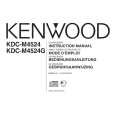 KENWOOD KDC-M4524G Owners Manual KENWOOD KDC-M4524G Owners Manual