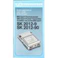 SENNHEISER SK 2012-9 2012-90 Owners Manual SENNHEISER SK 2012-9 2012-90 Owners Manual