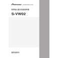 PIONEER S-VW02/DAXJI Owners Manual PIONEER S-VW02/DAXJI Owners Manual