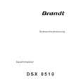 BRANDT DSX0510 Owners Manual BRANDT DSX0510 Owners Manual