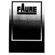 FAURE CCE472W1 Manual de Usuario FAURE CCE472W1 Manual de Usuario