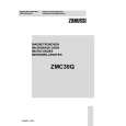 ZANUSSI ZMC30QA Owners Manual ZANUSSI ZMC30QA Owners Manual