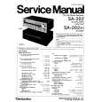 TECHNICS SA-202 Service Manual TECHNICS SA-202 Service Manual