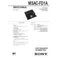 SONY MSAC-FD1A Service Manual SONY MSAC-FD1A Service Manual