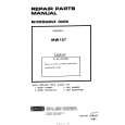 WHIRLPOOL MW157 Parts Catalog WHIRLPOOL MW157 Parts Catalog