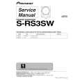 PIONEER S-RS3SW/LFXJ Service Manual PIONEER S-RS3SW/LFXJ Service Manual