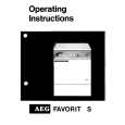 AEG Favorit S Owners Manual AEG Favorit S Owners Manual