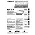 PIONEER CT-L7/ZVYXK Owners Manual PIONEER CT-L7/ZVYXK Owners Manual