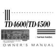 HARMAN KARDON TD4500 Owners Manual HARMAN KARDON TD4500 Owners Manual