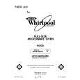 WHIRLPOOL MW840EXR0 Parts Catalog WHIRLPOOL MW840EXR0 Parts Catalog