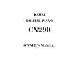 KAWAI CN290 Owners Manual KAWAI CN290 Owners Manual