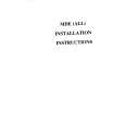 WHIRLPOOL MDE8058AYW Installation Manual WHIRLPOOL MDE8058AYW Installation Manual