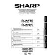 SHARP R2275 Owners Manual SHARP R2275 Owners Manual