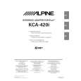 ALPINE KCA420I Owners Manual ALPINE KCA420I Owners Manual