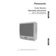 PANASONIC WVCK2020A Owners Manual PANASONIC WVCK2020A Owners Manual
