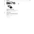 SONY BM-715 Owners Manual SONY BM-715 Owners Manual