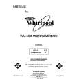 WHIRLPOOL MW8650XS0 Parts Catalog WHIRLPOOL MW8650XS0 Parts Catalog