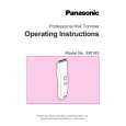 PANASONIC ER145H801 Owners Manual PANASONIC ER145H801 Owners Manual