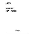 CANON S500 Parts Catalog CANON S500 Parts Catalog
