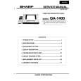 SHARP QA-1400 Service Manual SHARP QA-1400 Service Manual
