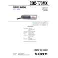 SONY CDXT70MX Service Manual SONY CDXT70MX Service Manual