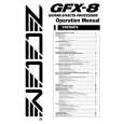 ZOOM GFX-8 Owners Manual ZOOM GFX-8 Owners Manual