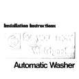WHIRLPOOL LA6800XKW0 Installation Manual WHIRLPOOL LA6800XKW0 Installation Manual