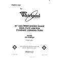 WHIRLPOOL SF310PEPW0 Parts Catalog WHIRLPOOL SF310PEPW0 Parts Catalog