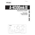TEAC AH300MKIII Owners Manual TEAC AH300MKIII Owners Manual