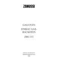 ZANUSSI ZBG331XH Owners Manual ZANUSSI ZBG331XH Owners Manual