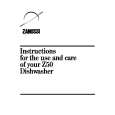 ZANUSSI Z50 Owners Manual ZANUSSI Z50 Owners Manual