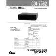 SONY CDX7562 Service Manual SONY CDX7562 Service Manual
