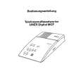 UHER DIGITAL MCF Owners Manual UHER DIGITAL MCF Owners Manual
