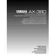 YAMAHA AX-380 Instrukcja Obsługi YAMAHA AX-380 Instrukcja Obsługi