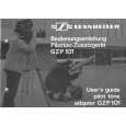 SENNHEISER GZP 101 Owners Manual SENNHEISER GZP 101 Owners Manual