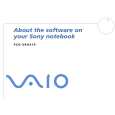 SONY PCG-SRX41P VAIO Software Manual SONY PCG-SRX41P VAIO Software Manual