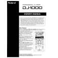 ROLAND DJ-1000 Owners Manual ROLAND DJ-1000 Owners Manual