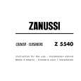 ZANUSSI Z550GB Owners Manual ZANUSSI Z550GB Owners Manual