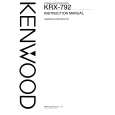 KENWOOD KRX-792 Owners Manual KENWOOD KRX-792 Owners Manual