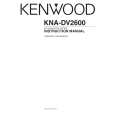 KENWOOD KNA-DV2600 Owners Manual KENWOOD KNA-DV2600 Owners Manual