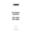ZANUSSI ZCG5602 Owners Manual ZANUSSI ZCG5602 Owners Manual