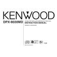 KENWOOD DPX-8030MD Owners Manual KENWOOD DPX-8030MD Owners Manual